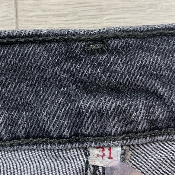 Levi’s Faded Black Midi Denim Skirt - Picture 7 of 12